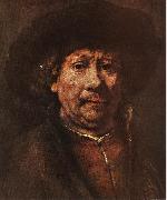 REMBRANDT Harmenszoon van Rijn Little Self-portrait sgr Germany oil painting artist